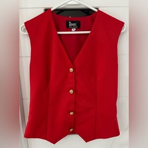 Rivar’s: Women's Vest with Decorative Buttons - Size Small